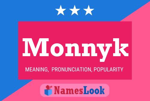 Monnyk Name Poster