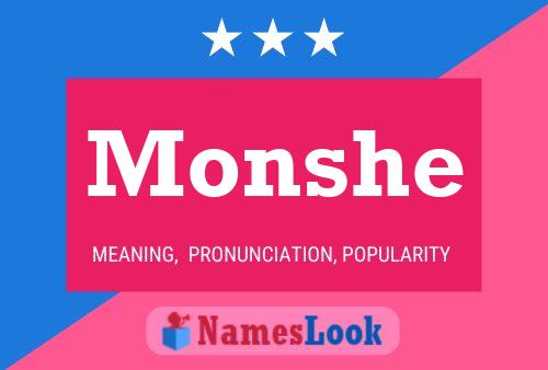 Monshe Name Poster