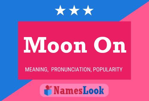 Moon On Name Poster