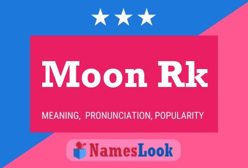 Moon Rk Name Poster