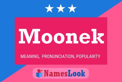 Moonek Name Poster