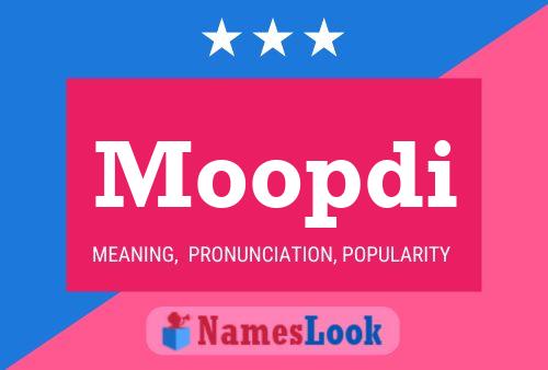 Moopdi Name Poster