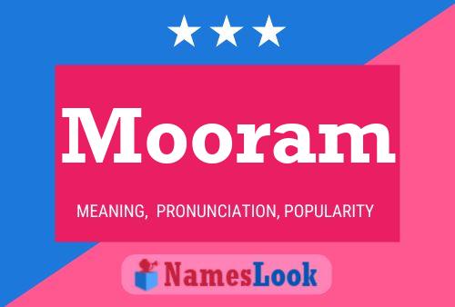 Mooram Name Poster