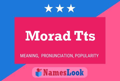 Morad Tts Name Poster