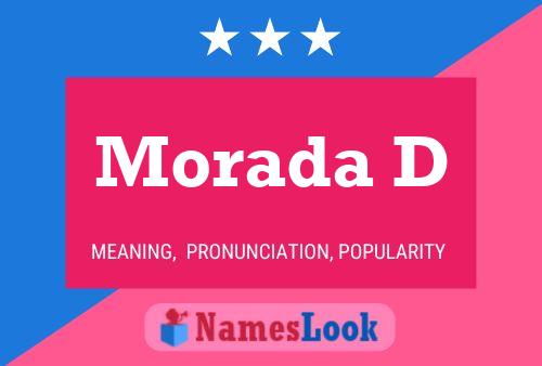 Morada D Name Poster