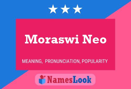 Moraswi Neo Name Poster