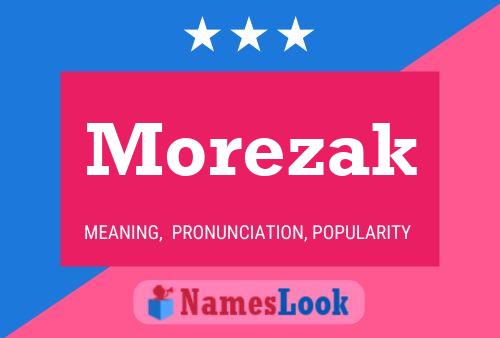 Morezak Name Poster