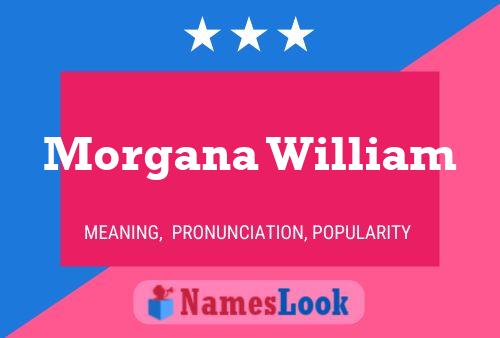 Morgana William Name Poster