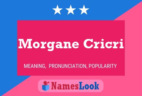 Morgane Cricri Name Poster