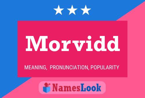 Morvidd Name Poster