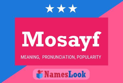 Mosayf Name Poster