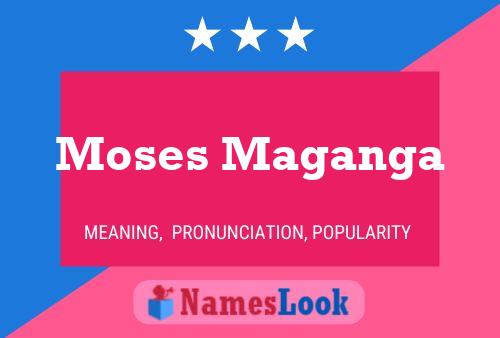 Moses Maganga Name Poster