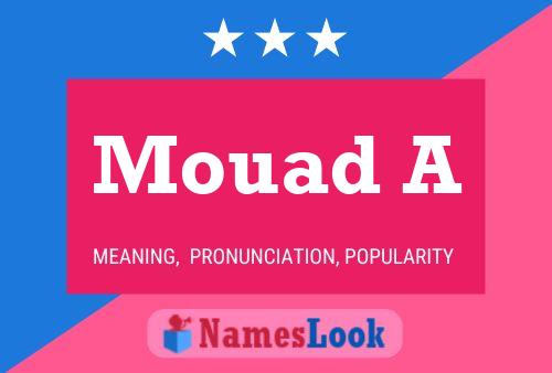 Mouad A Name Poster