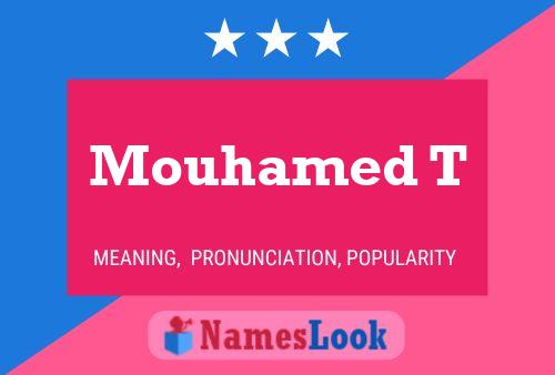 Mouhamed T Name Poster