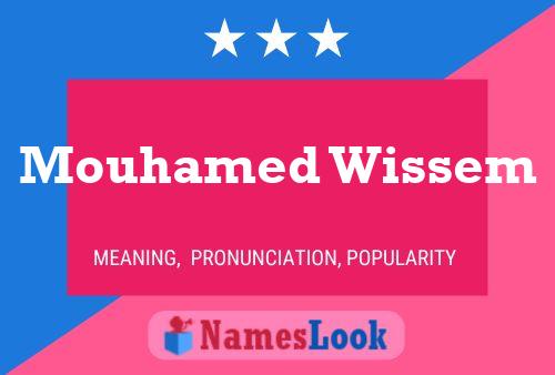 Mouhamed Wissem Name Poster