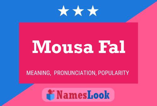 Mousa Fal Name Poster