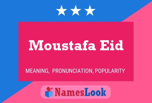 Moustafa Eid Name Poster