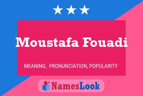 Moustafa Fouadi Name Poster