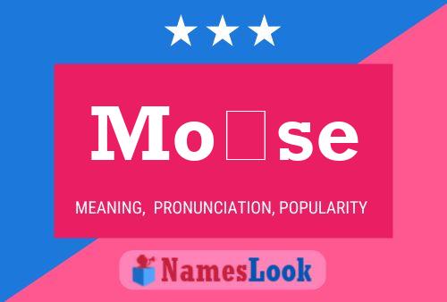 Moïse Name Poster