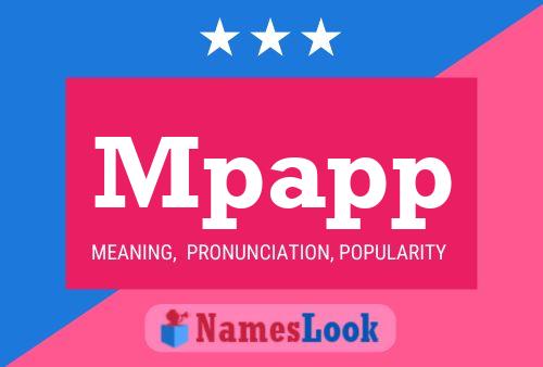 Mpapp Name Poster