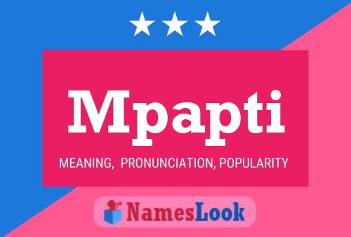 Mpapti Name Poster