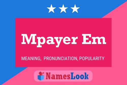 Mpayer Em Name Poster