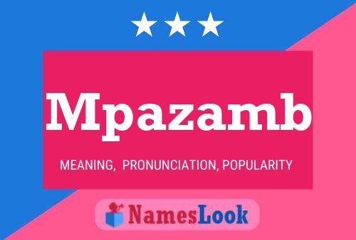 Mpazamb Name Poster