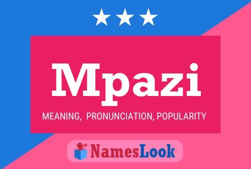 Mpazi Name Poster