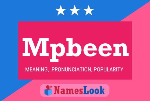 Mpbeen Name Poster