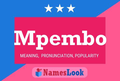 Mpembo Name Poster