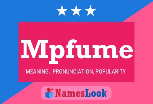 Mpfume Name Poster