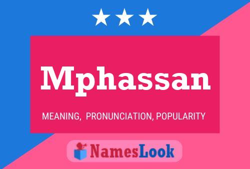 Mphassan Name Poster