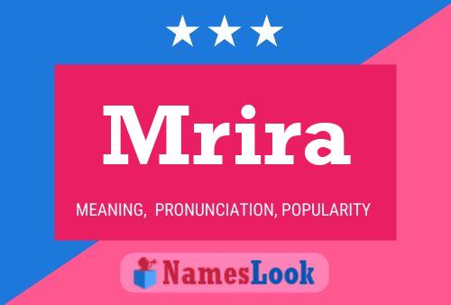 Mrira Name Poster