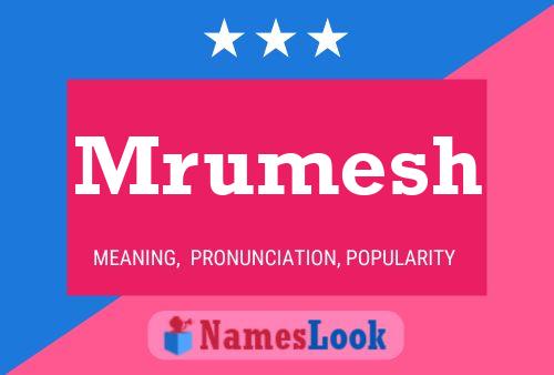 Mrumesh Name Poster