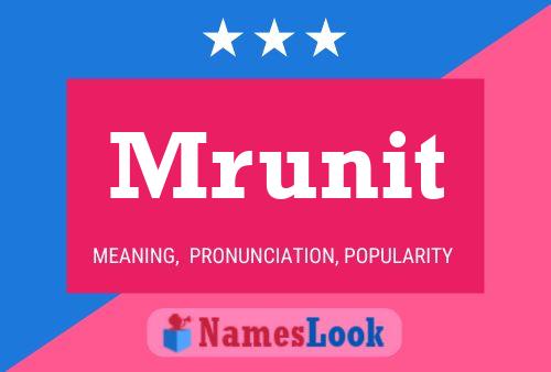 Mrunit Name Poster