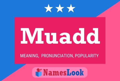 Muadd Name Poster