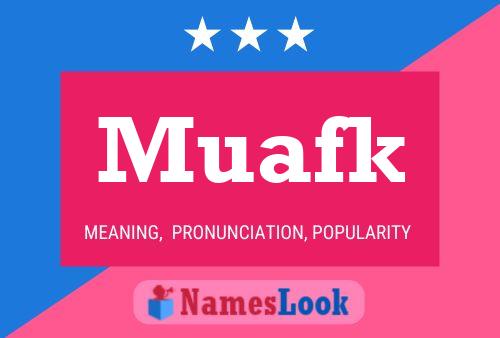 Muafk Name Poster