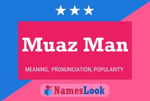 Muaz Man Name Poster