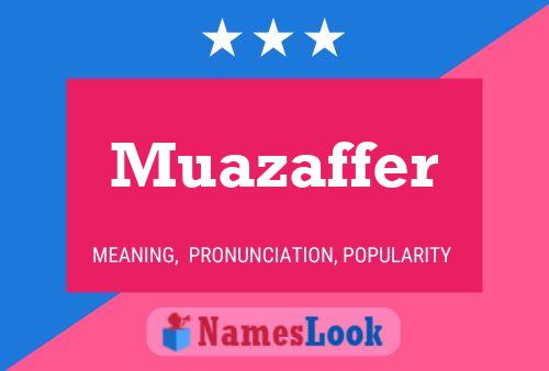 Muazaffer Name Poster