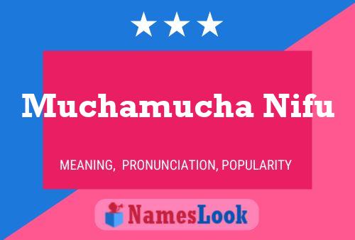 Muchamucha Nifu Name Poster