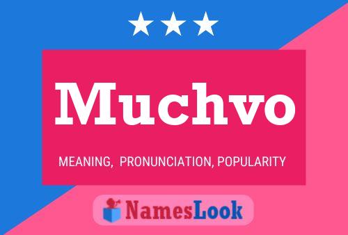 Muchvo Name Poster