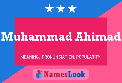 Muhammad Ahimad Name Poster