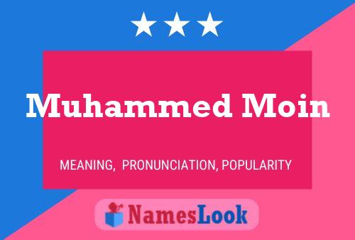 Muhammed Moin Name Poster