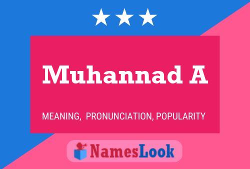 Muhannad A Name Poster