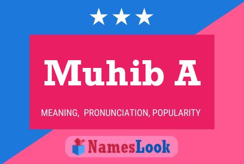 Muhib A Name Poster