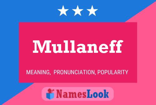 Mullaneff Name Poster