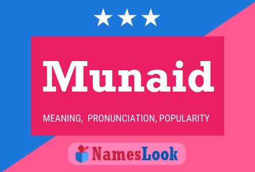 Munaid Name Poster