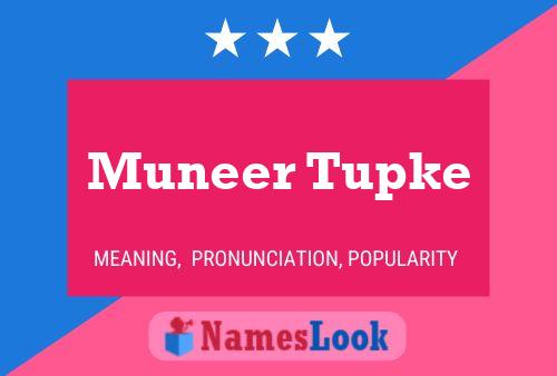 Muneer Tupke Name Poster