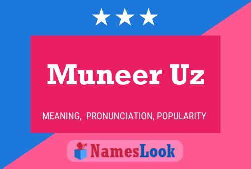 Muneer Uz Name Poster