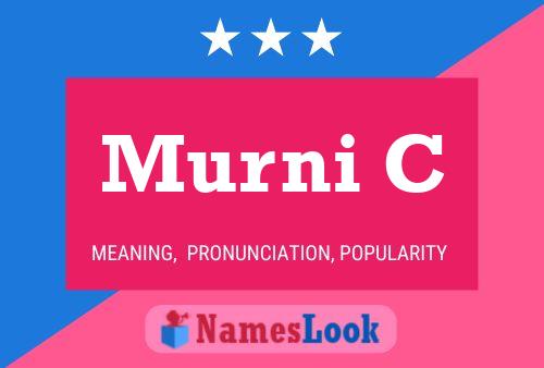 Murni C Name Poster